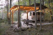 Airstream Forest Bath